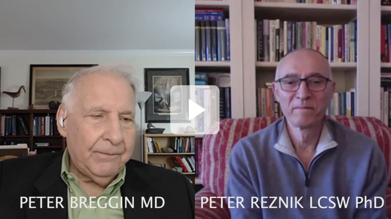 Image of Dr Breggin and Dr Peter Reznik