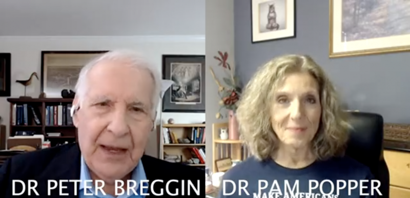 Image of Dr Breggin and Pam Popper