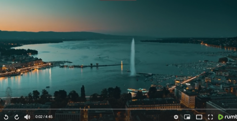 Screenshot of rumble video from Geneva